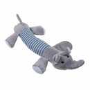 2pcs Dog Chew Squeaky Toys Plush Squeak Pet Puppy Elephant+Duck U1X5