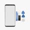 Front Outer LCD Screen Glass Lens Cover +Tool For  Galaxy S8 G950