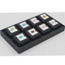 Black Gem Genstones Display Box Show Case Jewelry Display Case