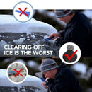 Magical Car Windshield Ice Scraper Cone Shaped Snow Remover Funnel (Red) A
