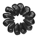 12pcs Waterproof Golf Iron Head Cover Protective Headcover Protector Guard