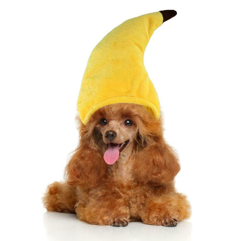 Banana Shape Pet Hat Adjustable Headgear Dog Cat Party Funny Headwear Props