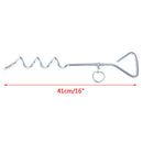 Spiral Anchor Cork Screw Dog Tie Out Stake Lead Chain Outdoor Camping3C