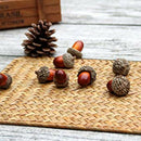 Pack of 4, Natural Seagrass Place Mat, 17 Inch X 12 Inch, Hand-Woven Rectan