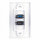 1x 2Port HDMI+USB 3.0 Female Wall Face Plate Panel Outlet Socket Extender W K5Q6
