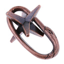 Star Ring Puzzle Classic Metal Brain Teaser IQ Test Toys Mind Game Toys