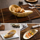 Modern Natural Bamboo Root Fruit Plate Snacks Melon Seeds Seed Plate Househ