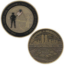 US 11 September 2001 911 Bronze Plated Commemorative Coin Metal Challenge CoinM&