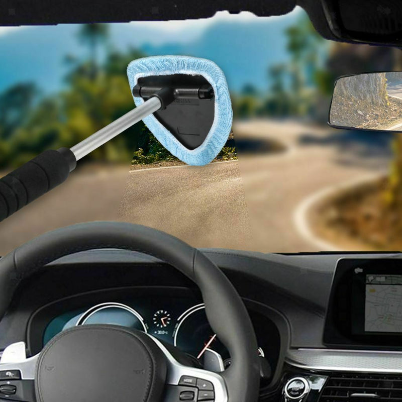1 Pieces Car Windshield Window Home Glass Retractable Microfibre Clean Brush