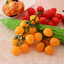 Red &Yellow Artificial Cherry Tomatoes Faux Lifelike Simulation Fruit