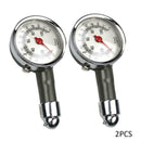 2x Auto Car Motorcycle Tire Tyre Air Pressure Gauge Dial Meter Vehicle  LDE