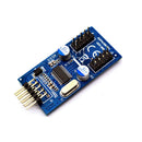 Motherboard 9Pin USB Header to 2 Male Adapter Card USB2.0 9Pin to Dual 9Pin