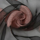 Fashion Elegant Women Flower yarn Long Scarf Soft Shawl Gift Pink