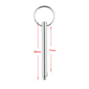 3Pcs 6.3x95mm Stainless Steel Yacht Bimini Top Deck Hinge Quick ReleasePins