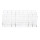 24 Space Lipstick Holder, Clear Acrylic Lip Gloss Lipstick Case Display Stand