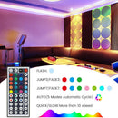 LED Strip Lights RGB Ribbon Bedroom Decor with Remote Control (10m+USB) A
