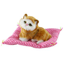 Car Ornaments Cute Simulation Sleeping Cats Decoration Automobiles Lovely P
