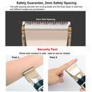 Professional Cordless Hair Clipper Beard Shaver Hair Cutting Kit Ceramic Head