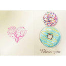 DIY Diamond Painting Greeting Card Doughnut Print Birthday Valentine Bless Gift