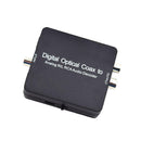 Digital Optical Coax to Analog R/L RCA Audio Decoder with USB Power Cable