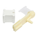 120 White Plastic Floss Bobbins with Floss Winder for Cross-Stitch Bobbins Card
