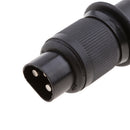 Waterproof  IP68 Power Cable Cord 3 Pin Connector Socket Outdoor Light Plug 12V