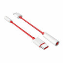 2in1 USB Type-C To 3.5mm Jack AUX Audio Headphone Earphone Adapter Charger Cable