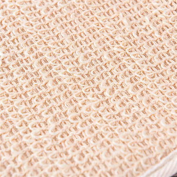 1X exfoliating bath glove natural sisal shower sponge cleansing body scrubber Ew