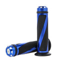 1  Motorcycle Bike Handlebar Hand Grip Ccmfort Rubber GEL CNC Aluminum