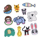 Lots 11x Animal Design Patches Sewing Applique for Pants Bag Hat Clothes