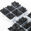 630 Pcs Car Retainer Clips Plastic Fasteners Kit Fender Rivet Clips Auto Bu