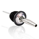 12 Pack Stainless Steel Liquor Bottle Pourers Tapered Spout with Long Dust