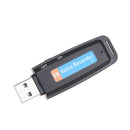 USB 2.0 U-Disk Digital Audio Voice Recorder Pen Flash Drive TF Card Slot A