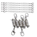 18pcs Magnetic Lobster Clasp And Chain Extender for Jewelry Necklace Crafts