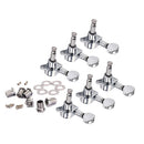 Durable 6pcs Left-handed Electric Guitars Tuning Keys Tuners with Ferrule