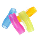 4Pcs Pencil grip child kid handwriting aid tool soft rubber pen top OZ