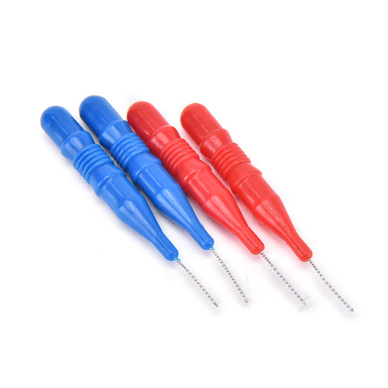 50X Clean Tooth Floss Head Hygiene Dental Plastic Interdental Brush Toothpick 3C