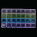 Portable 7 Days Tablet Pill Box Holder Medicine Storage Organizer Case