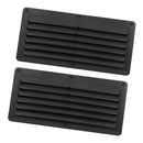 2pcs Square 5x10" Boat Louver Air Vent Ventilation Cover for Marine RV Black