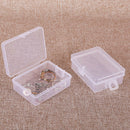 10Pcs Plastic Storage Box Transparent Portable Earplugs Container Jewelry