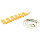 25cm Exhaust Pipe Protector Guard Heat Shield for 2 Stroke Motorcycle Yellow