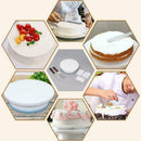 Set Of 6 Cake Turntable Rotating Decor Stand Comb Icing Best Spatula UK R5L5