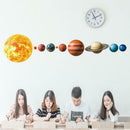 Planets Removable PVC Wall Stickers Waterproof Kids Bedroom Decor Decals
