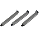 10Pcs New black PCI slot cover dust filter blanking plate hard steel