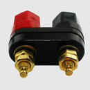 Dual Head Bind Post Amplifier Speaker Cable Terminal Plugs Socket Connector MRV