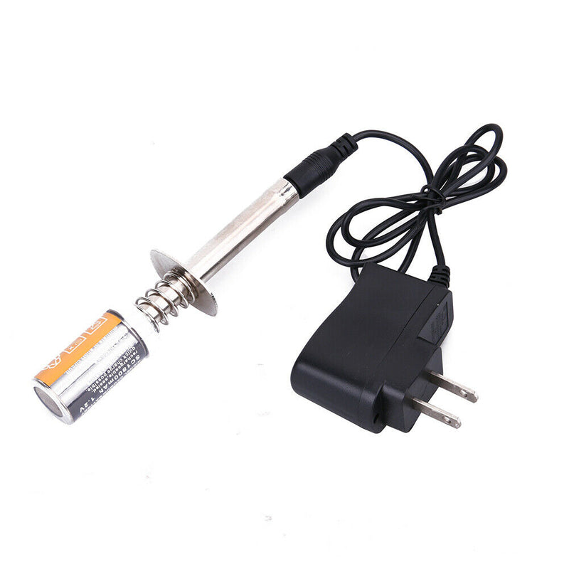 Glow Plug Starter Igniter Charger for Gas Nitro Engine 1/10 1/8 RC Car (US)