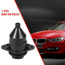 Universal 24V 7 Pin EU Round Socket Plug Connector Adapter for Trailer Auto