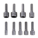 9pcs Nut Drivers 1/4 Inch Hex Shank CRV Screwdriver Socket Bit Power Tools