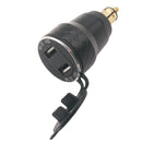 Motorcycle ATV Charger DC5V fits For Triumph Tiger 800 XC Hella DIN to Dual USB