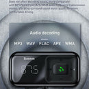 Baseus T Typed S-16 FM Transmitter Bluetooth Handsfree Car Kit MP3 Player A